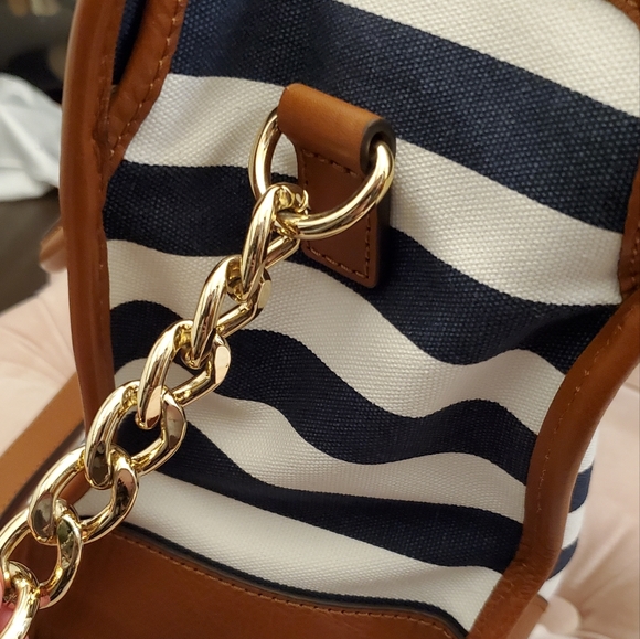 Michael Kors Stripe Shoulder Bag - Picture 8 of 8